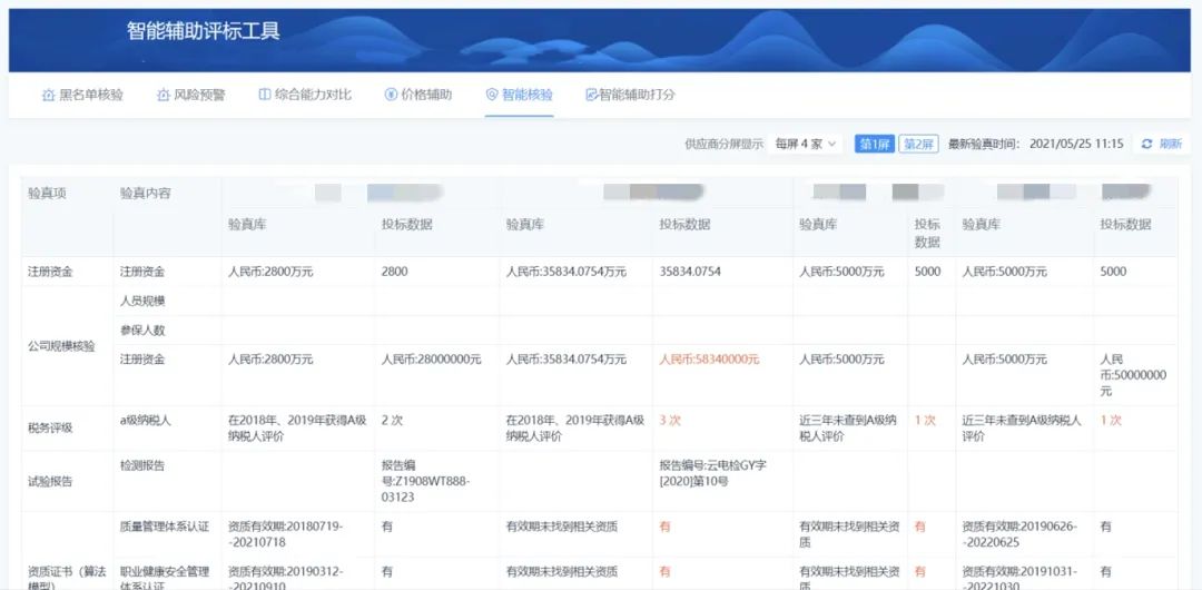 投标文件自动验真